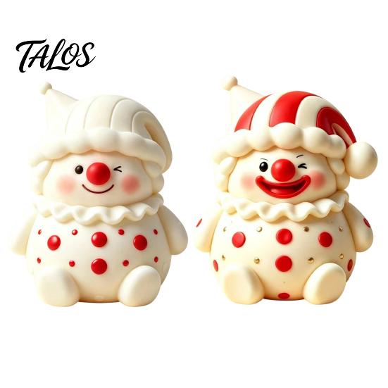 Clown Fidget Toy 1/2Pcs Cartoon Stress Relief Toy, Slow Rebound Squeeze Anxiety Reduction Ball for Desktop Decoration