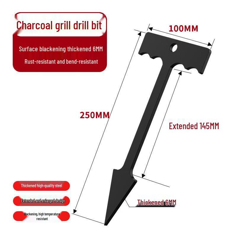 BBQ Grill Ash Cleaning Tool 6mm