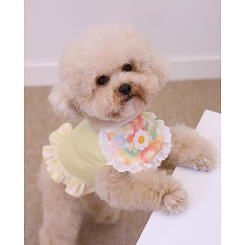 Fashion Dog Bib with Cute Lace Pet Bib For Puppies Neckerchief Pet Supplies Accessories for Dogs Scarf