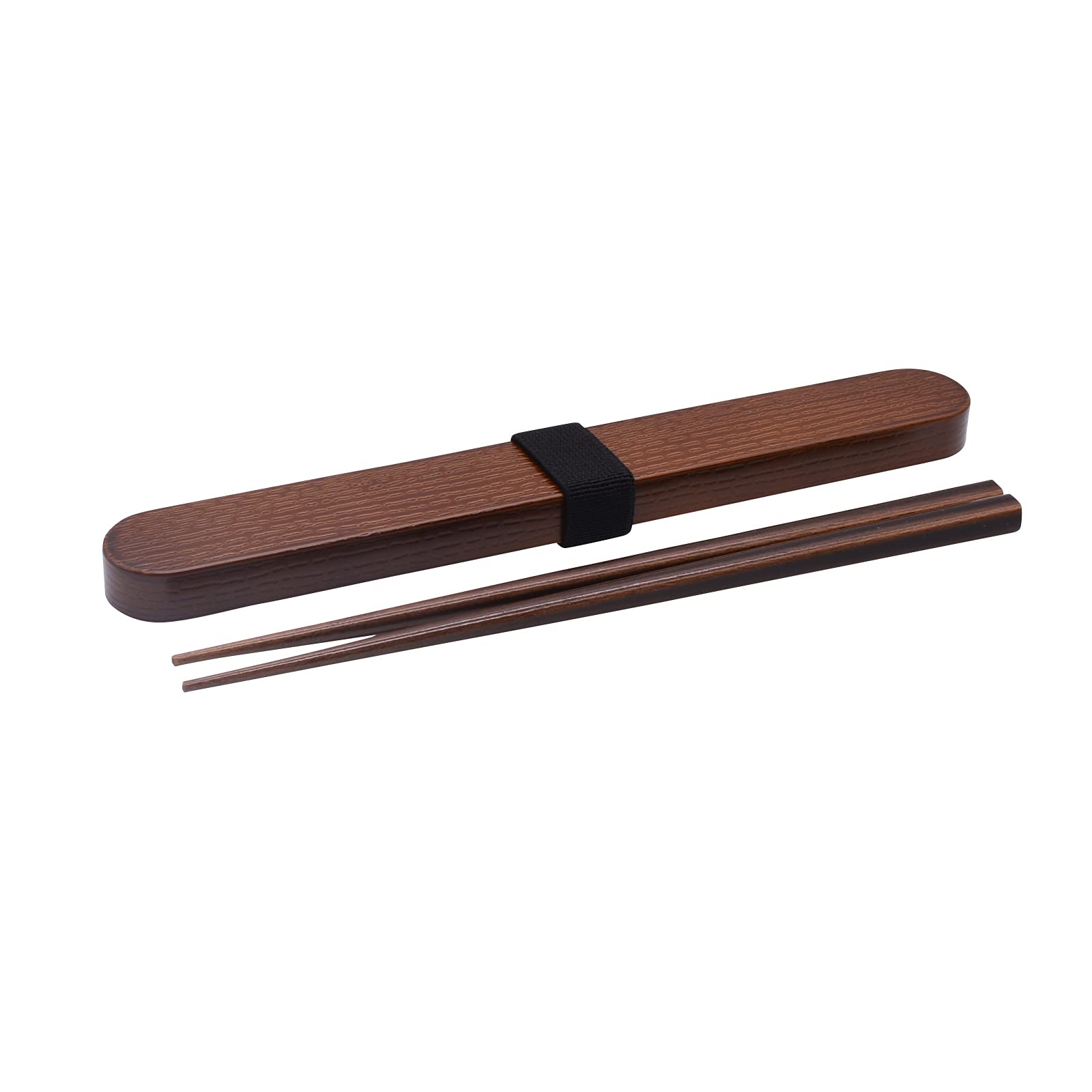 

Mitani Yamanaka Lacquerware Chopsticks and Chopstick Case Wappa Made in M17601 Set, 18cm, Brown, Style, Japan,
