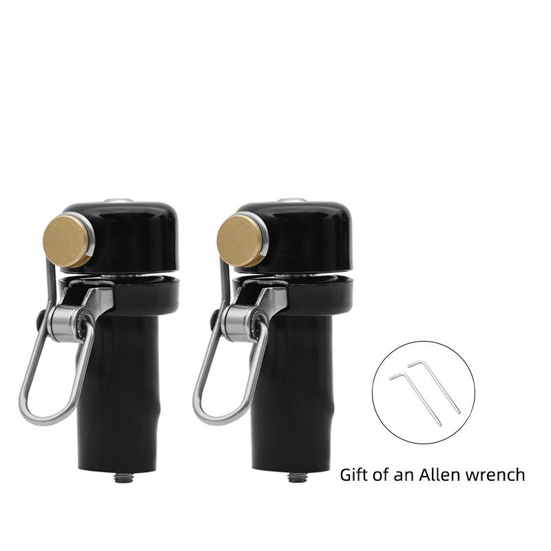 Fahrradklingel Retro Klassisch Mini Fahrrad Gekrümmter Lenkerstopfen Klingel Lauter Ton Sicherheitswarnhorn Rennrad Zubehör