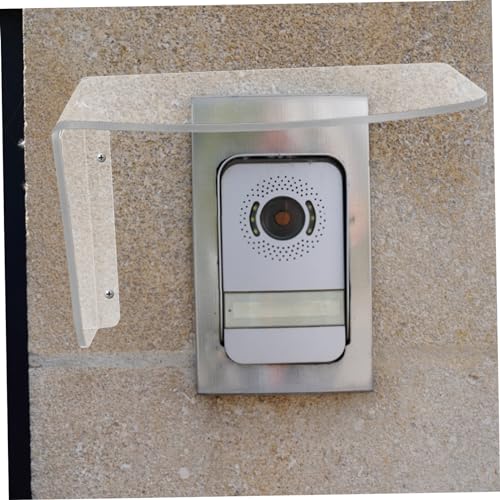 Electronic door lock rain cover transparent color