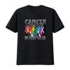 Mens Cancer Sucks In Every Color Fighter Fight The T Shirt White 2X Large Vintage Washed Unisex Stretched Comfortable Stylish