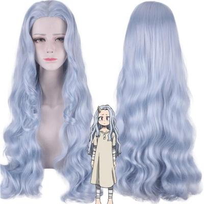 80CM Anime My Hero Academia Eri Women Long Curly Wig Cosplay Costume Boku No Hero Academia Heat Resistant Synthetic Hair Wigs