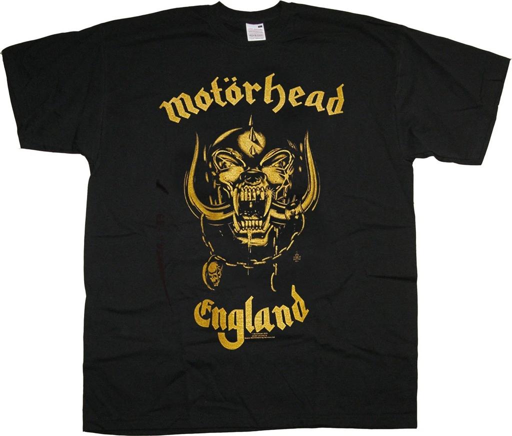 Motorhead England Lemmy Kilmister Warpig Rock Licensed Mens T-Shirt