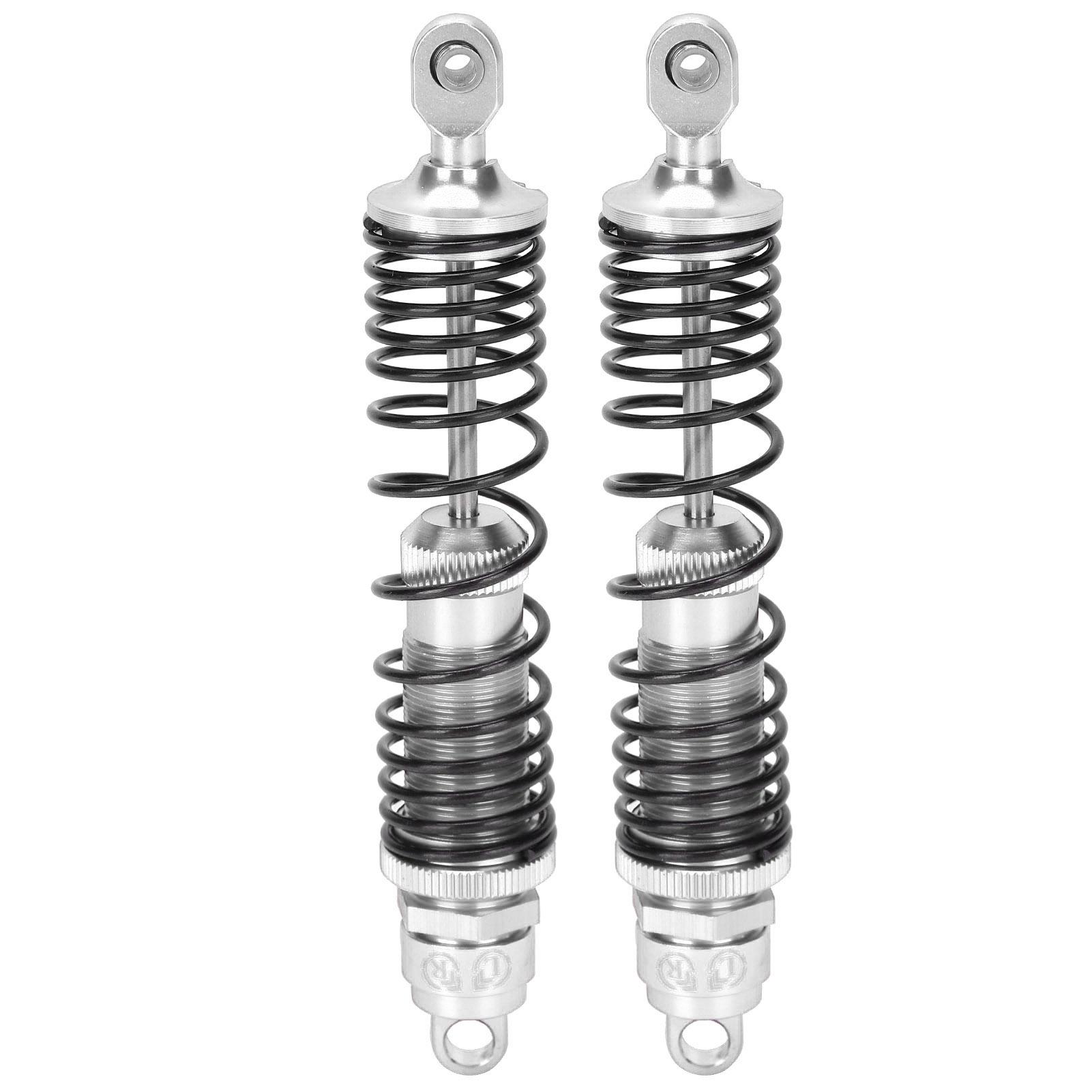 

2Pcs 110mm RC Metal Rear Shock Absorber Damper for TRAXXAS SLASH 1 10 RC Car PartsSilver Silver срібний
