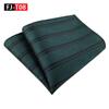 Herren Gestreiftes Polyester Seide Business Einstecktuch