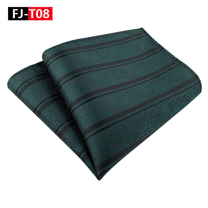 Herren Gestreiftes Polyester Seide Business Einstecktuch