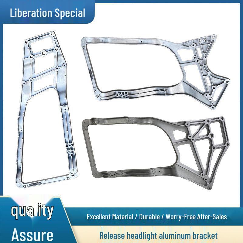 Compatible Front Bumper and Headlight Frame for Jiefang New J6P Tractor Left