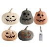 Halloween Pumpkin Lantern Light Up Pumpkin Decorations Halloween Decorations Home Props Party Supplies LED Lamps Tabletop Decor