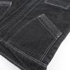 Vinter Herrkläder Casual Ungdom Varm Jacka Sammet Tjock Denim Bomullsvadderad Män