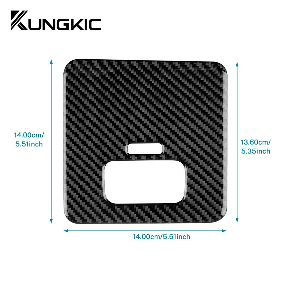 Real Soft Carbon Fiber Sticker For Kia Stinger 2019 2020 2025 2025 2025 LHD RHD Car Fuse Box Decor Panel Trim Accessories