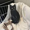Pu Leather Cat Crossbody Bag Mobile Phone Bag Cartoon Shoulder Bag Cute Animal Chest Bag  Students