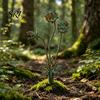 Whimsical Garden Stake Carnivorous Plant Decoration Rusty 2D Flat Flytrap Sculpture for Yard Art Lawn Flower Bed Planter Unique