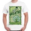 Absinthe 1871 Recipe Psychedelic Alcohol Ecstasy Cool Retro T Shirt 515