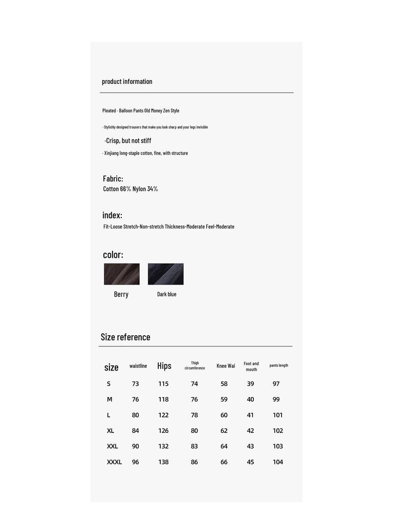 Men's Relaxed Fit Pleated Straight-Leg Casual Pants