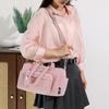 Solid Color Large Capacity Shoulder Bag Women's Tote Bag
