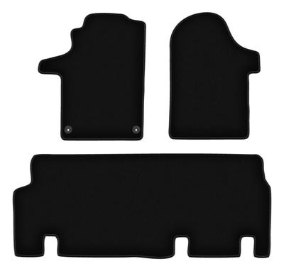 BASIC schwarze Velours-Fußmatten für: Mercedes Vito W447 Lieferwagen (2014-)