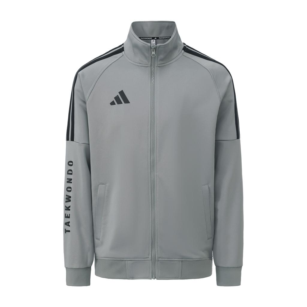 Adidas 3-Stripes Taekwondo Classic Retro Tracksuit Unisex Tracksuit TR30JR1TK-GYB+TR30P1R1TK-GYB
