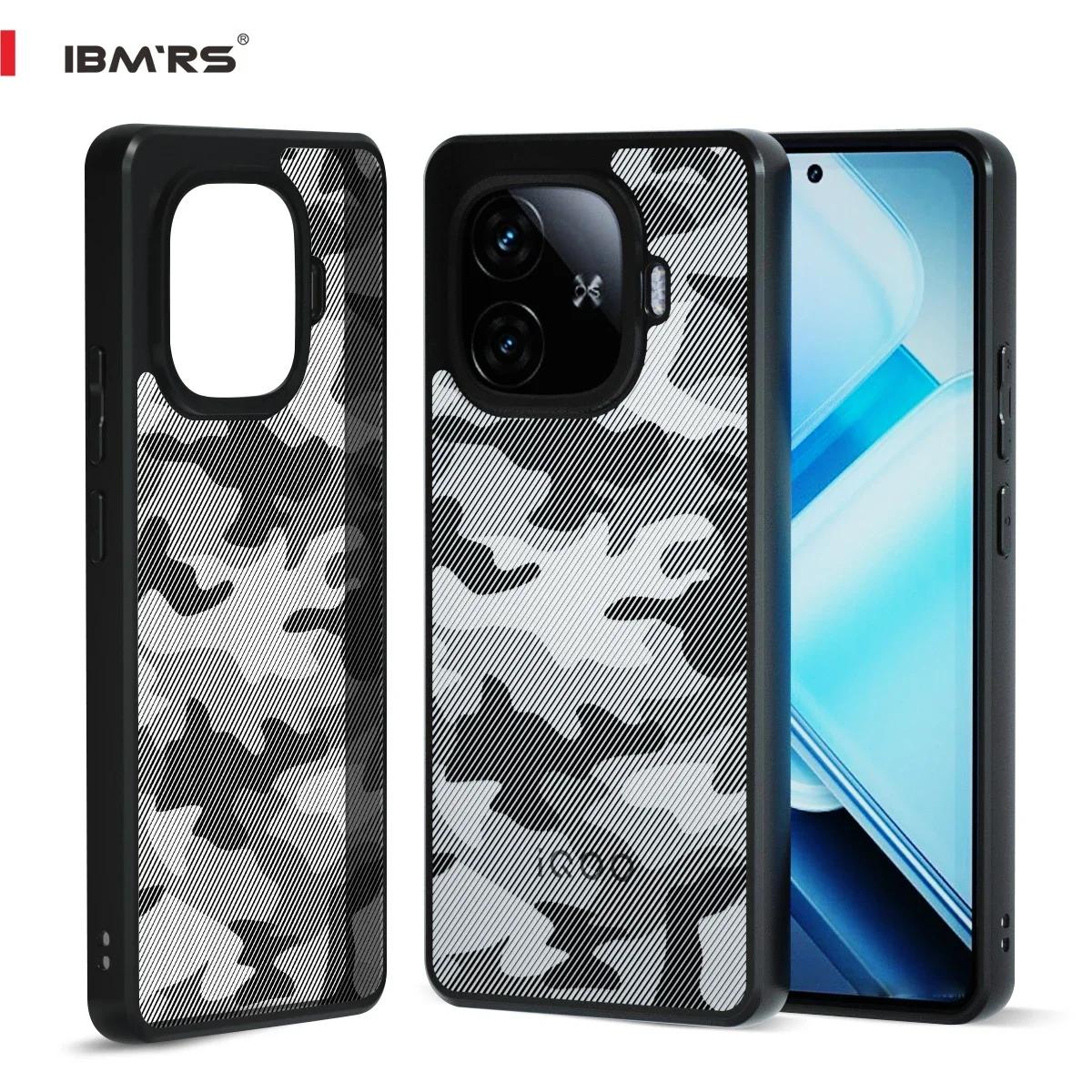 

(Поставляється з ремінцем на зап ясті)Чохол для vivo iQOO Z9 Turbo+, Протестований на падіння військового рівня, Ударостійкий, Матовий, Напівпрозорий, Жорстка задня кришка, Тонкий захисний чохол