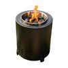 Mini Stainless Steel Tabletop Firepit, Portable Charcoal Burner Stove, Small Firepit for Outdoor Camping Backyard Patio Garden