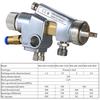 WA-200-152P 1.5mm Automatic Paint Sprayer Industrial Spraying Tool Pressure Feed Auto-spraying Oil