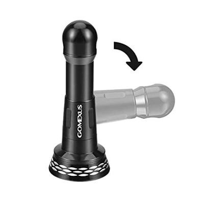 GOMEXUS Reel Stand R6 48mm Spinning Reel Protector for DAIWA SHIMANO Exist Twin Power Stella 7.9g Ultralight Foldable Hook Attachment Case Included