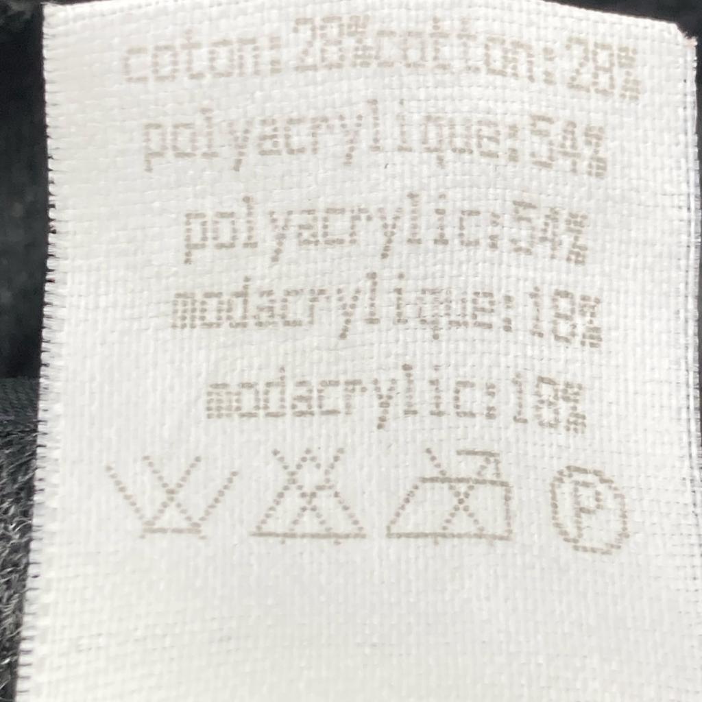 SONIA RYKIEL Gray Cotton Fur Poncho Coat coat 36 grayUsed