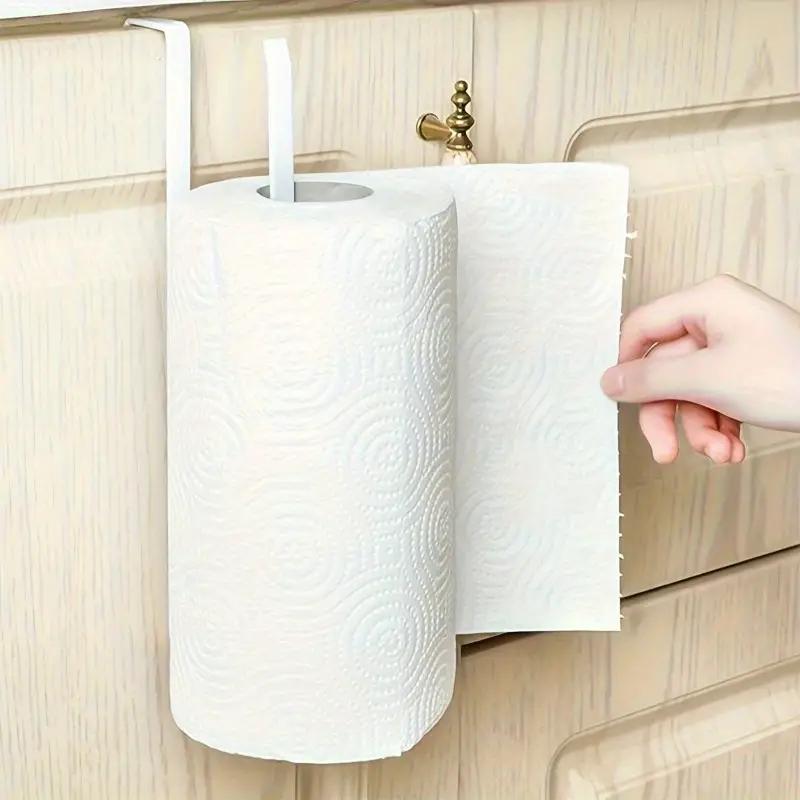 Βάση ρολού χαρτιού Σχάρα για πετσέτες κρεμαστή ράφι μπάνιου Αποθήκευση Σχάρα τουαλέτας σπιτιού κουζίνα χαρτομάντηλο Αξεσουάρ Βάση τοίχου Κρεμάστρα κουζίνας
