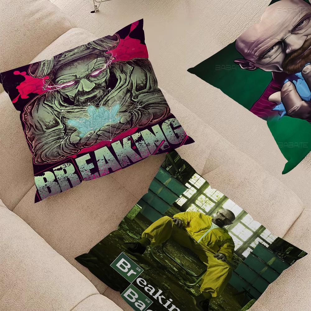 TV Show B-Break Ing B-bad Pillowcase Toon Gift Cushion Cover Bedroom Home Sofa Chair Seat Decor Pillow Case
