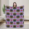 Cute Chococats Plush Blankets Students Black Cat Flannel Throw Blanket For Outdoor Super Soft Design Quality Bedspread Gift