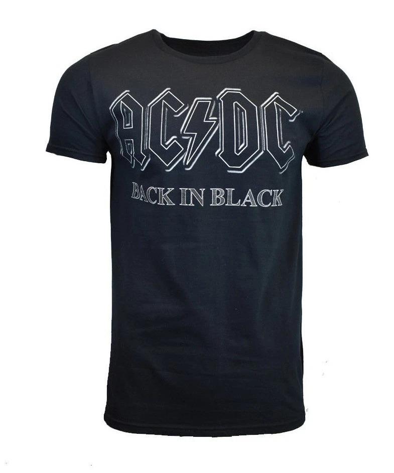 New ACDC Mens T Shirt S-4XL Rock Tour Band Metal Hard Vintage Music BLACK NEW High-end Luxury Is for Both Men and Women Top Y2k