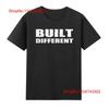 Built Different On Another Level T Shirt Vintage Washed Versatile Casual Comfortable Stretched Graphic Fashion Breathable