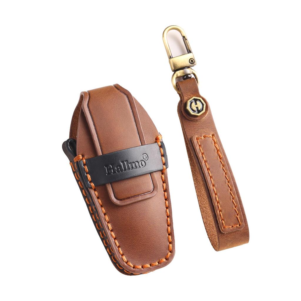 Custom Leather Key Cover for 2024 Chery iCAR03 New Energy Vehicle