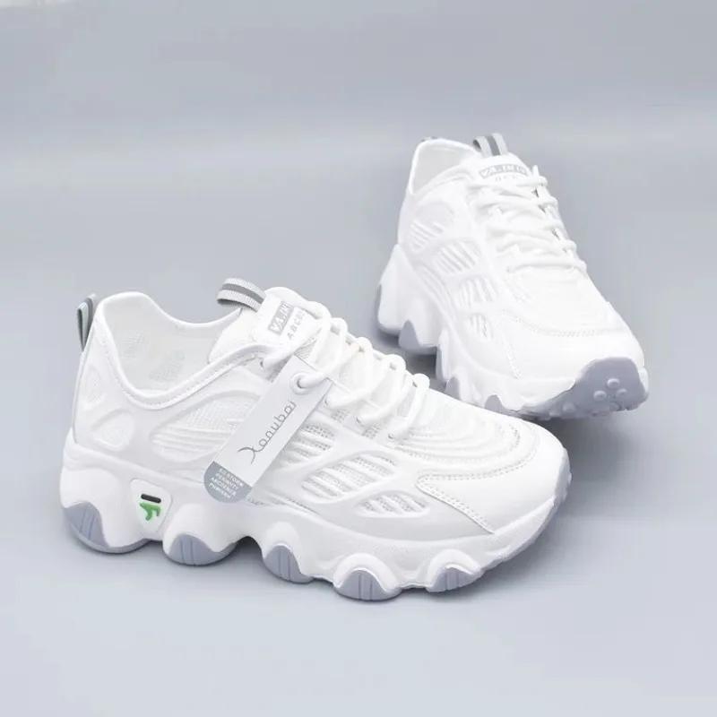 Fashion Fashion 2025 Summer Mesh Breathable Women's Shoes Comfortable and Elegant Vulcanized Shoe Light Walking Casual Ladies Footwear