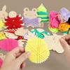 Handmade Craft Toy For Kids With Wooden Materials For Diy Creative Weaving And Threading Activities