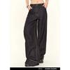 2024 Unisex Washed Black Retro High-Waist Loose Wide-Leg Mopping Jeans