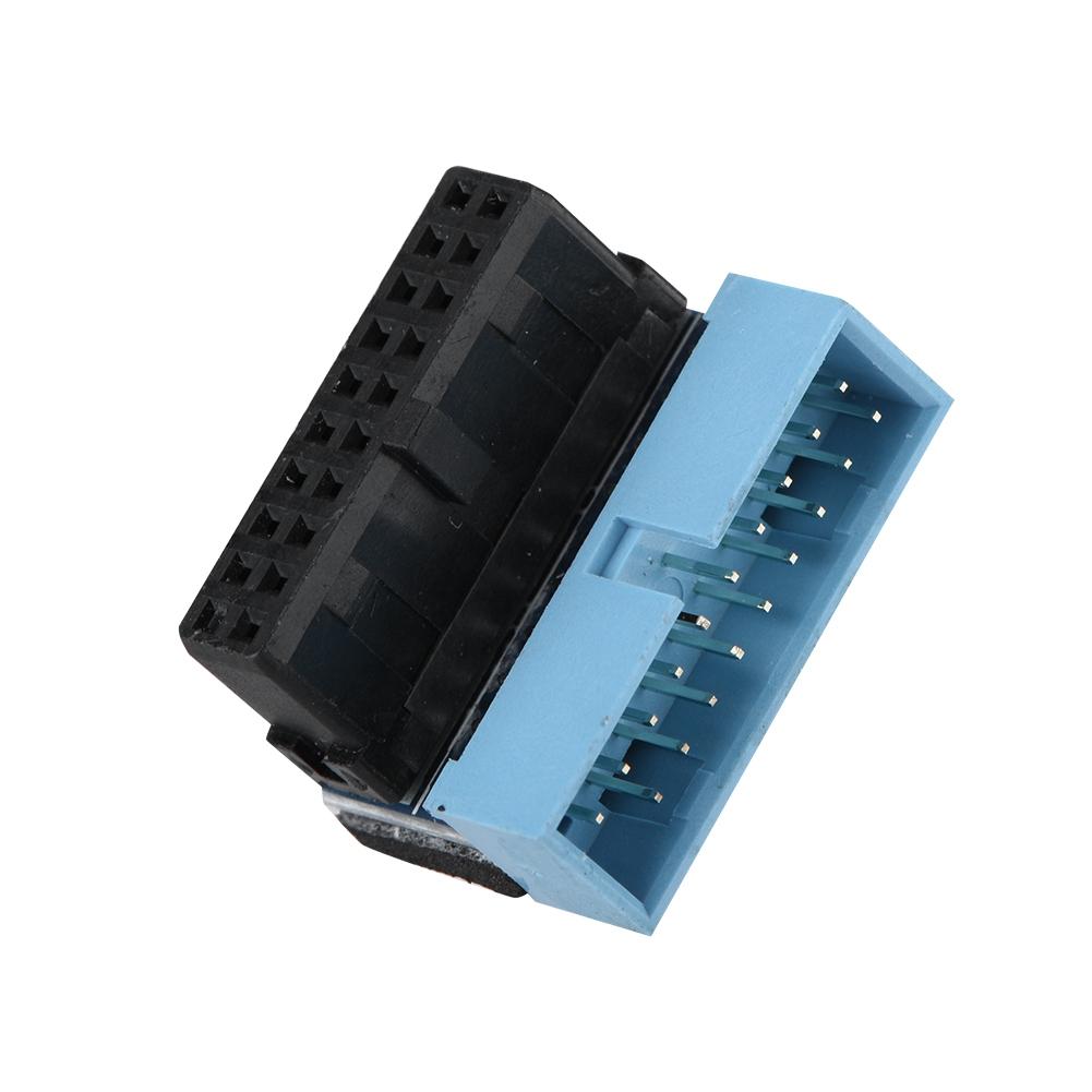 5 Stück 90 Grad gewinkelt USB 3.0 19-Pin Motherboard Interner Header