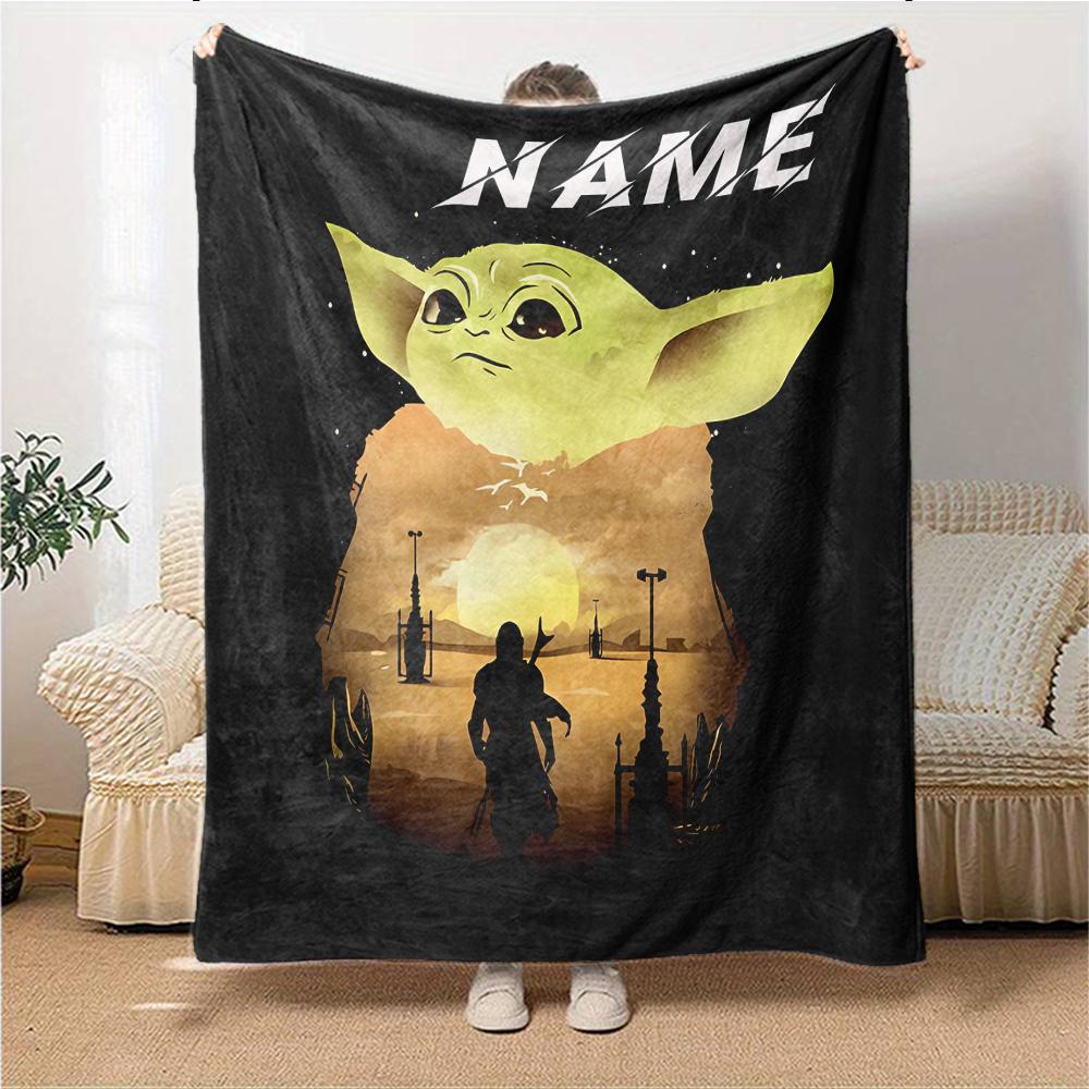 Custom Name Superhero Comic Collage Blanket for Couch & Bed, Plush Cozy Fuzzy Blanket Super Soft & Warm Blankets for Fall and Winter. 090814