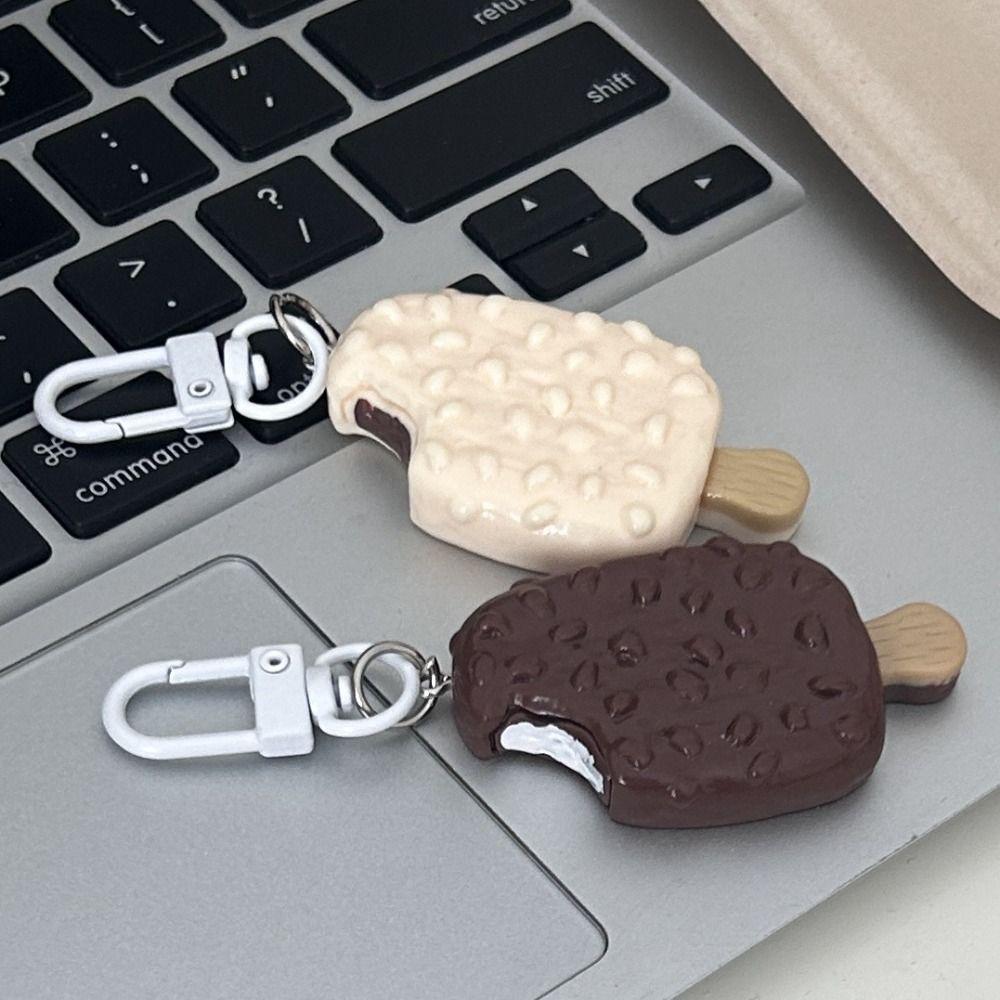 Bag Pendant Chocolate Ice Cream Keychain Car Keychains Resin Keychain Gift