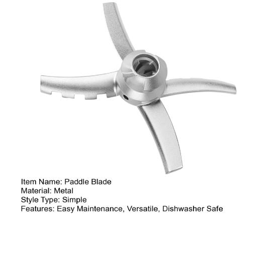 Replacement Paddle Blade for Ninja Creami NC300 Series Ice Cream Makers Stainless Steel Blade BPA-free Ice Cream Paddle Attachment