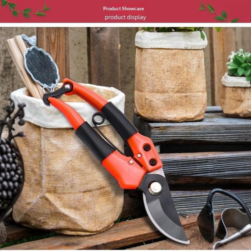 Sharp Stainless Steel Pruning Shears Garden Hand Pruner For Tree Branches Fruit Twigs Gardening Cutting Tool