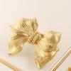 Gold Color Bow Tie Brass Handle Luxury Wardrobe Drawer Pulls Creative Cabinet Door Knobs  Dresser