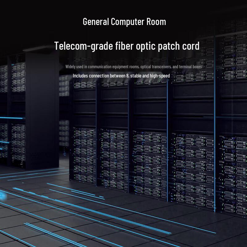 Shengwei Telecom Grade LC-FC OM3 Multimode Duplex Fiber Optic Patch Cable