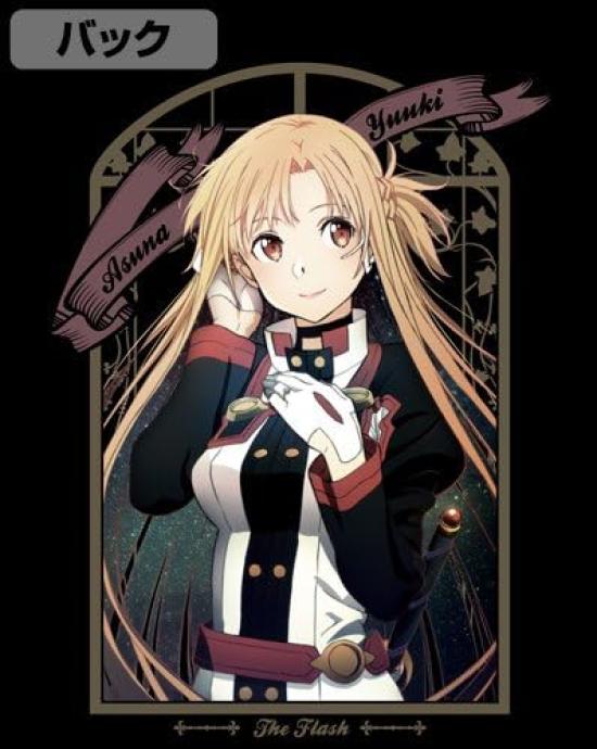 Sword Art Online the Movie Asuna Full Color Work Shirt Black M Size -Ordinal Scale-