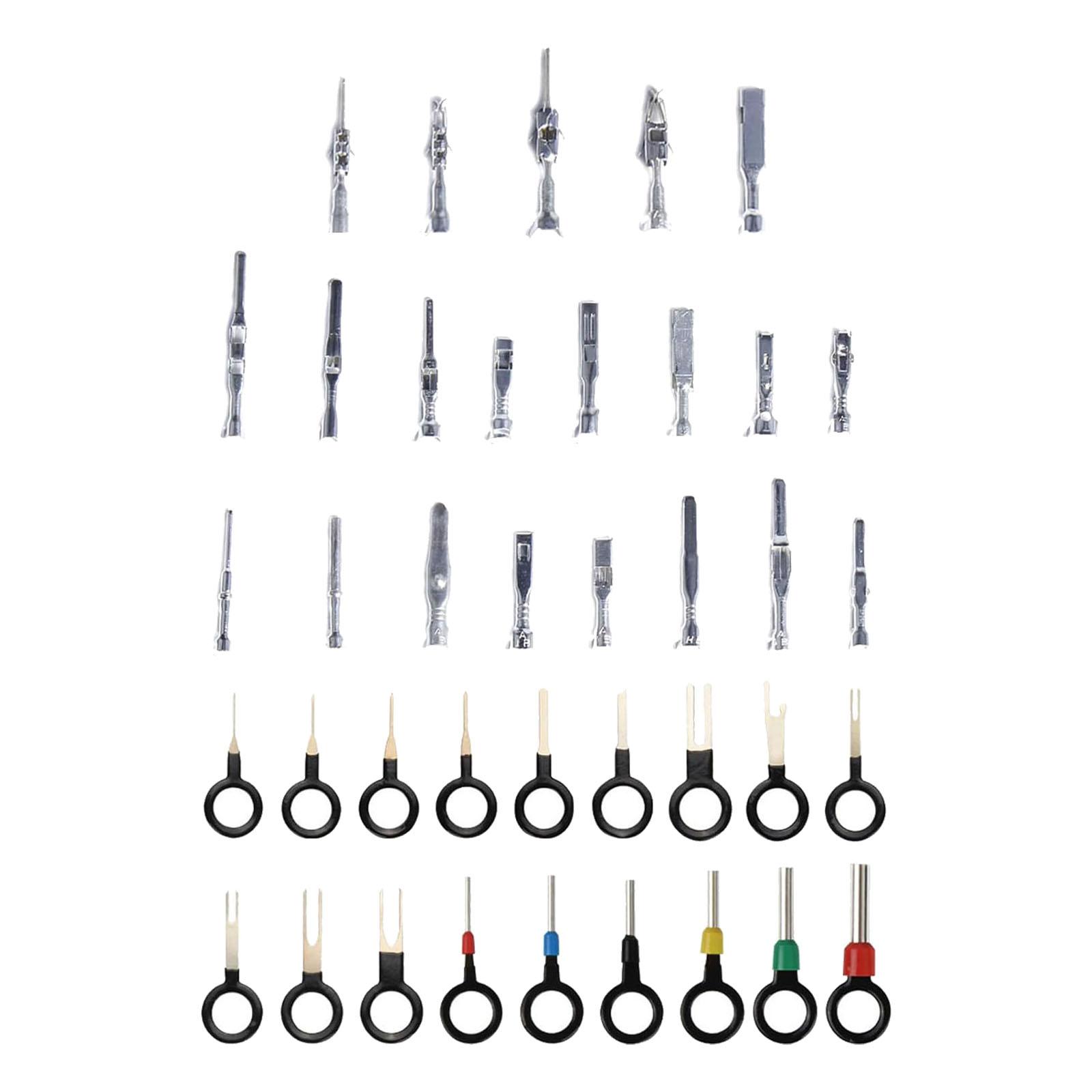 

340 Pieces Car Electrical Wire Terminal Kit Good Conductivity Professional Car Accessories Wire Harness 1/1.5/1.8/2.2/2.8/3.5mm