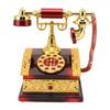Dial Telephone Shaped Music Box Exquisite Retro Music Jewelry Box for Home Living Room Cafe Bar