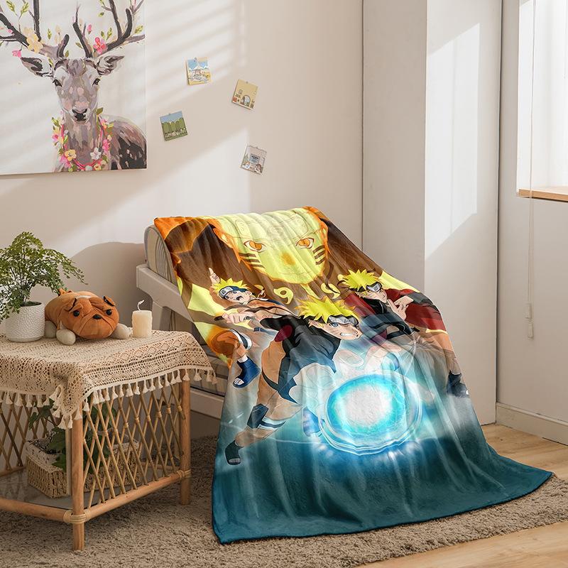 Animation Hokage Serie Flanelldecke 3D-Druck Sofadecke Verdickte Decke