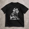 Funny Cowboy Dog Tshirt Dog Lover Humor Print Tshirts for Men Women Couple Gifts Retro Design Casual Short Sleeve Tee