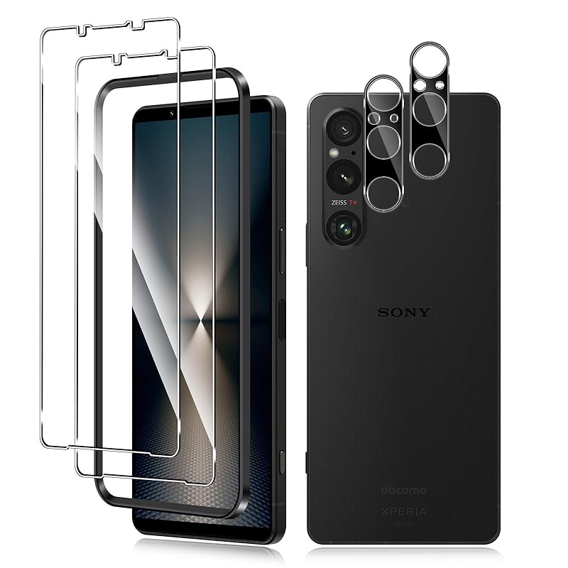 

[2+2 pieces set]For Sony Xperia 1 VI Glass film (2 pieces) + Camera film (2 pieces) Kluso Made by Asahi Glass sony Xperia SO-51E/SOG13 correspondence